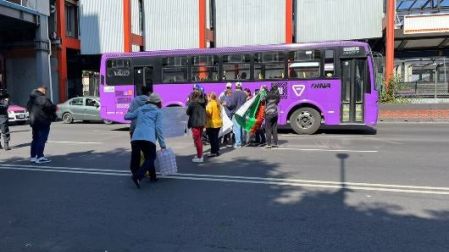 Bloqueo en Villa de Cortés.
