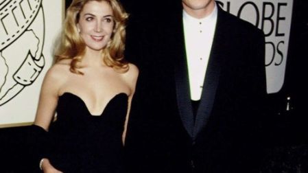 Liam Neeson y Pamela Anderson
