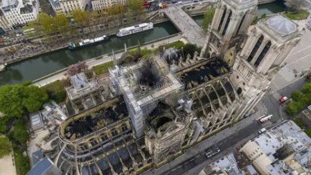 Reconstruiremos Notre Dame en 5 años, refrenda Macron a un año del incendio