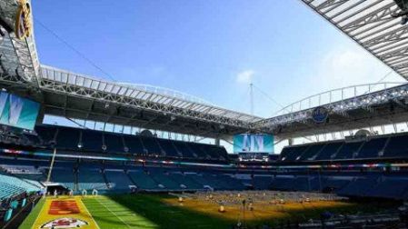 El Hard Rock Stadium fue testigo de la coronación de los Jefes de Kansas City. (Reuters)