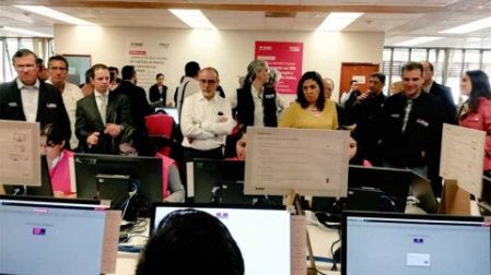 Simulacro nacional del PREP (Foto: INE)
