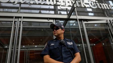 Refuerzan seguridad en medios de comunicación de NY tras tiroteo (Foto: Reuters)