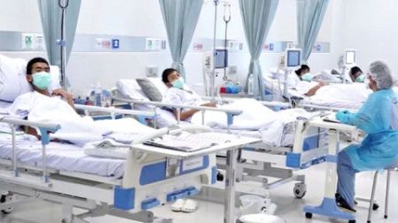 Niños rescatados en Tailandia agradecen rescate desde hospital (Foto: Reuters)