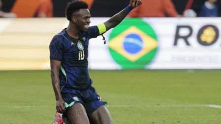 Vinicius Junior no se entrenó este sábado con Brasil-
