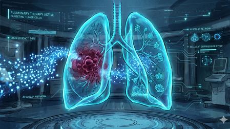 Un medicamento muestra mejoría en cáncer de pulmón