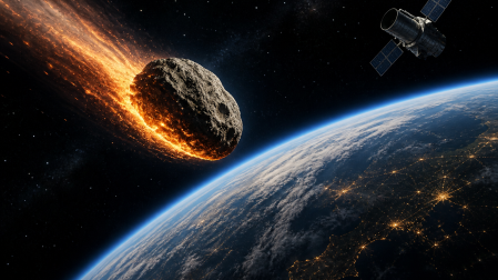 El asteroide 2024 YR4 ha encendido alertas por su posible acercamiento a la Tierra