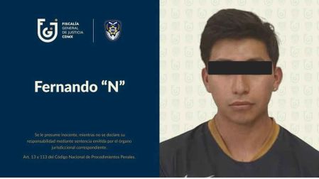 La detención del imputado se llevó a cabo el pasado jueves en calles de la colonia Centro,