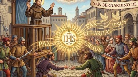 Qué santo se celebra hoy 20 de mayo: San Bernardino de Siena y su poder de paz