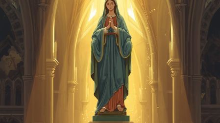 Qué santo se celebra hoy 24 de mayo: Virgen María el refugio en las causas difíciles