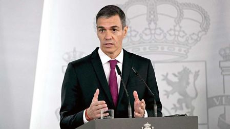 Pedro Sánchez, presidente del Gobierno español.