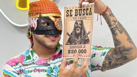 Zandokan Jr descartó haber pensado en dejar la lucha libre