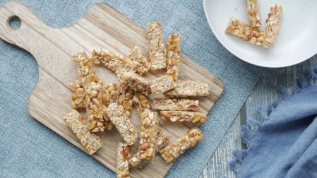 Receta de barras de avena caseras