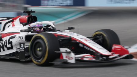 El piloto francés Esteban Ocon durante el Gran Premio de Miami
