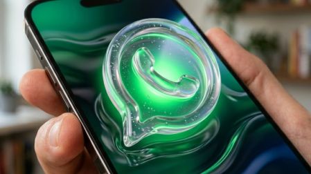 WhatsApp Liquid Glass para iPhone.