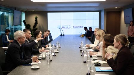 El titular de la SSPC, Omar García Harfuch, sostuvo una reunión con Kaja Kallas, Alta Representante de la Unión Europea para Asuntos Exteriores y Política de Seguridad