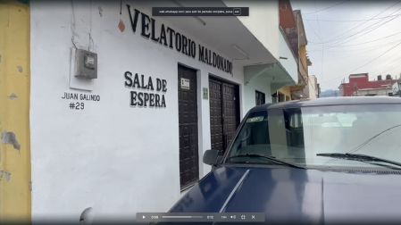 Este viernes, en una funeraria en Huauchinango esperan el cuerpo de Blanca.