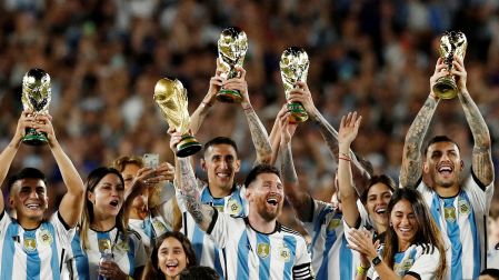 Martínez espera estar recuperado para unirse a sus compañeros en la busqueda de una Copa del Mundo más para Argentina