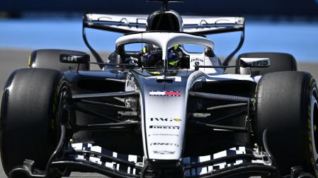 Sergio Pérez durante la carrera sprint en Canadá.