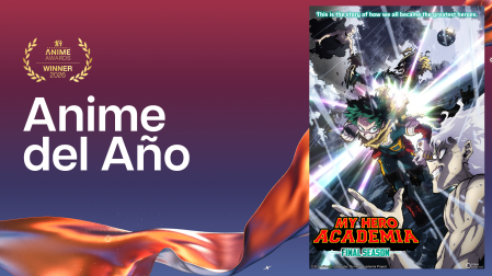 My Hero Academia como Anime del año en los Crunchyroll Awards.