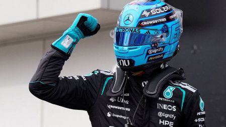 George Russell saldrá en la posición de honor