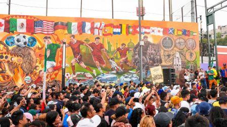 El mural inaugurado en la alcaldía Gustavo A. Madero