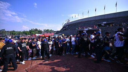 La seguridad ha estado presente en los accesos al Olímpico Universitario