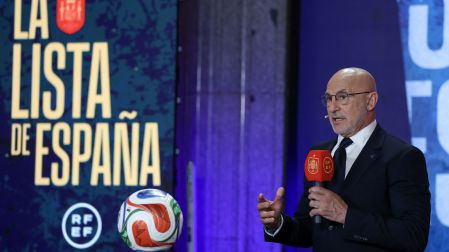 Luis de la Fuente al momento de anunciar la lista de jugadores para el Mundial 2026