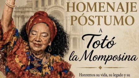 Homenaje póstumo a Totó la Momposina en CDMX.