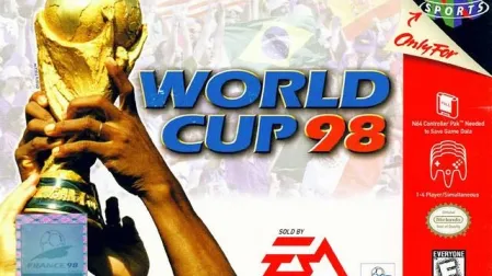 La portada para el Nintendo 64 del FIFA 98