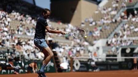 Daniil Medvedev fue superado en cinco sets.