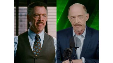 J.J. Jameson es interpretado por J.K, Simmons en las películas de Spider-Man.