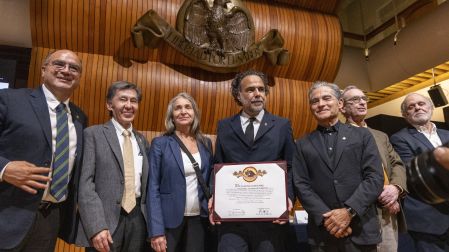 Ciudad de México.26 mayo 2026.Alejandro Gonzlez Iñarritu / Ceremonia de ingreso del cineasta Colegio Nacional.Foto: Eduardo Jiménez Fernández