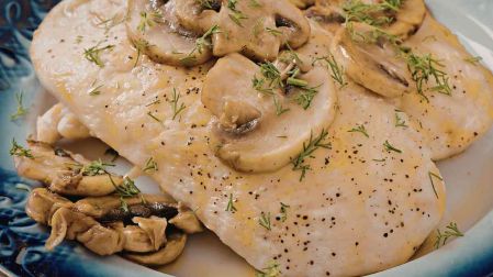 Pechugas de pollo en crema de chipotle