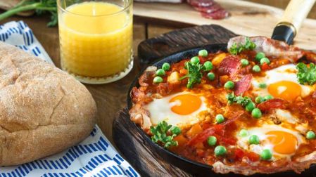 Receta de huevos motuleños
