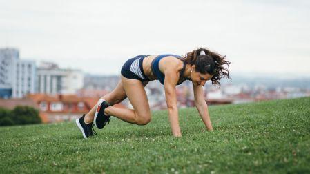 Rutina de burpees para tonificar el abdomen