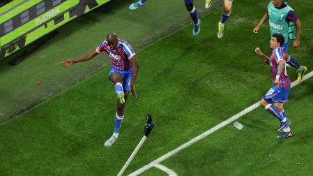 Jean-Philippe Mateta fue el autor del gol del título del Crystal Palace