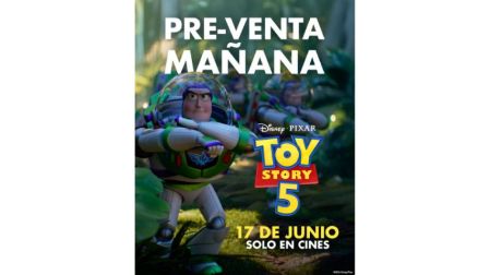 Preventa de Cinemex para Toy Story 5.