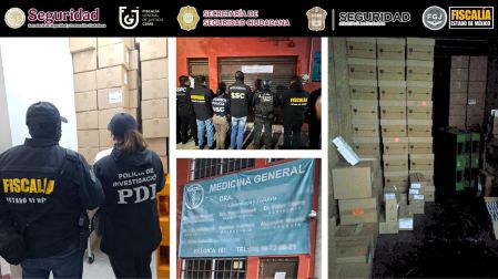 Algunos de los vehículos involucrados en el robo fueron detectados en calles de los municipios de Lerma, San Mateo Atenco, Ocoyoacac y Toluca