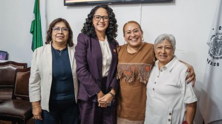 Osorio expresó que su administración apoya a productores en suelo de conservación, con recursos por 19 millones de pesos