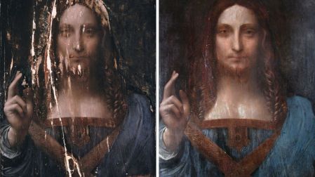 La restauración extrema del cuadro ha alimentado sospechas de fraude.
