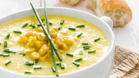Receta de crema de elote