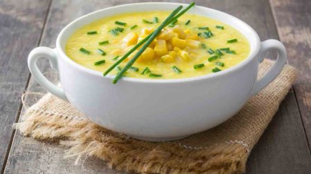 Receta de crema de elote