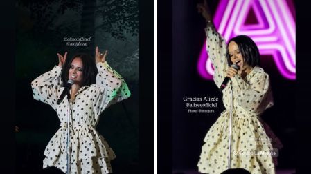 Fans esperaban un show de casi dos horas, pero Alizée cantó solo 11 temas.