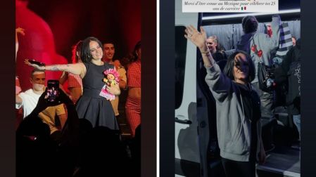 El público pidió otra canción al final del show, pero la artista no regresó al escenario.