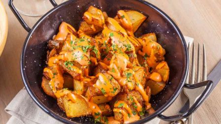 Receta de papas bravas