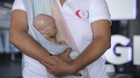 Ciudad de Mexico a 13 de mayo de 2026. Integrantes del Colectivo Doula durante su visita a Ciudad Imagen. Foto: Pavel Jurado Canseco