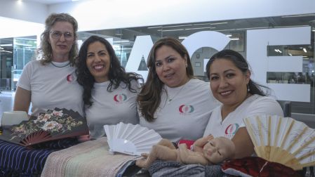 Ciudad de Mexico a 13 de mayo de 2026. Integrantes del Colectivo Doula durante su visita a Ciudad Imagen. Foto: Pavel Jurado Canseco