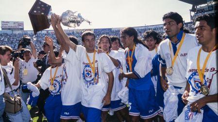 Cruz Azul ganó el título del Invierno 97 bajo el mandato de Billy Álvarez<br><br>durante el partido Leon vs Cruz Azul, correspondiente a la Gran Final del Torneo Invierno 1997 de la primera division del Futbol Mexicano, en el Estadio Leon Nou Camp, el 07 de Diciembre de 1997.