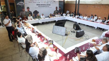 Armenta encabeza Mesa Estatal de Paz en la Mixteca