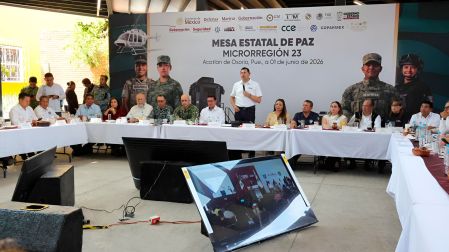 Armenta encabeza Mesa Estatal de Paz en la Mixteca